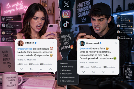 Guerra de influencers: el honor y la libertad de expresión se cruzan en las redes